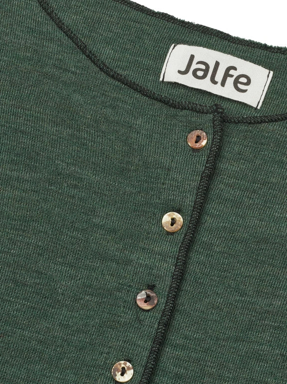 Green - Merino - Peysa - Plain