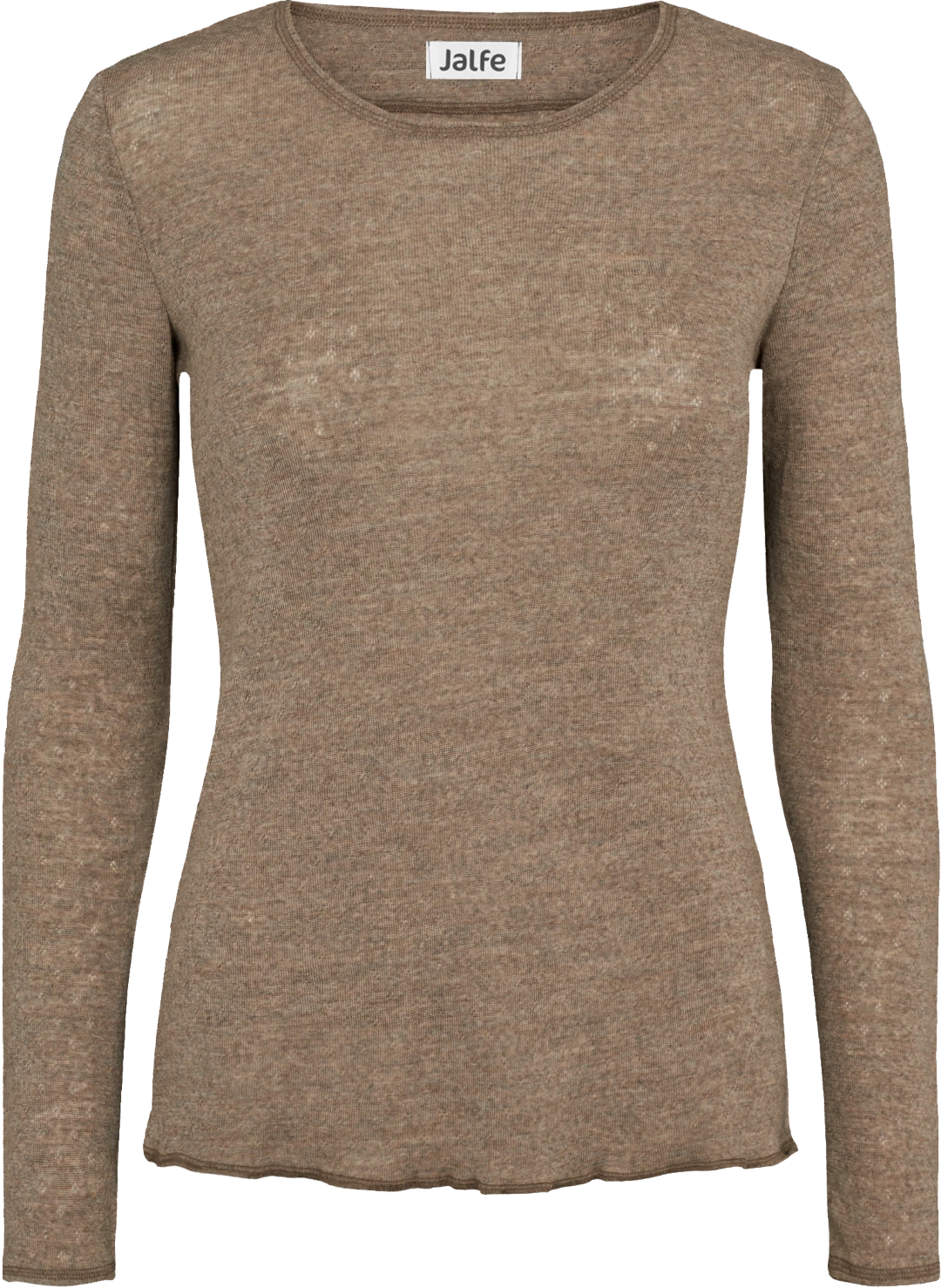 Brown - Merino - Bolur - Eyelet