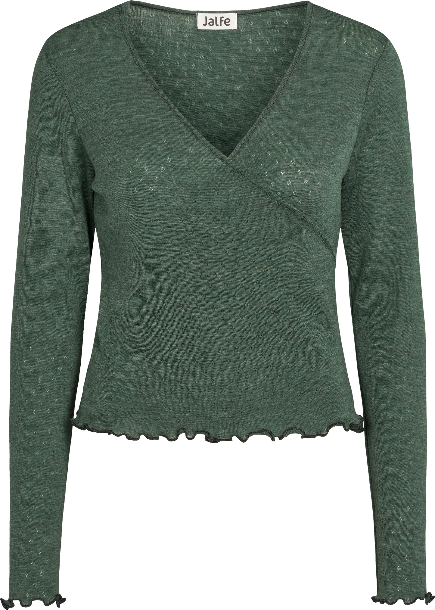 Green - Merino - Peysa - Wrap