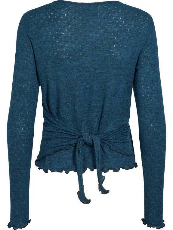 Petrol - Merino - Peysa - Wrap