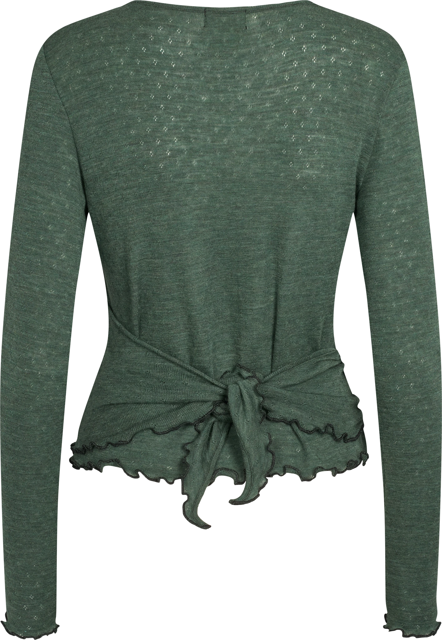 Green - Merino - Peysa - Wrap