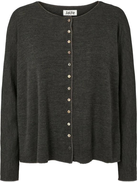Anthracite - Merino - Peysa - Cardi