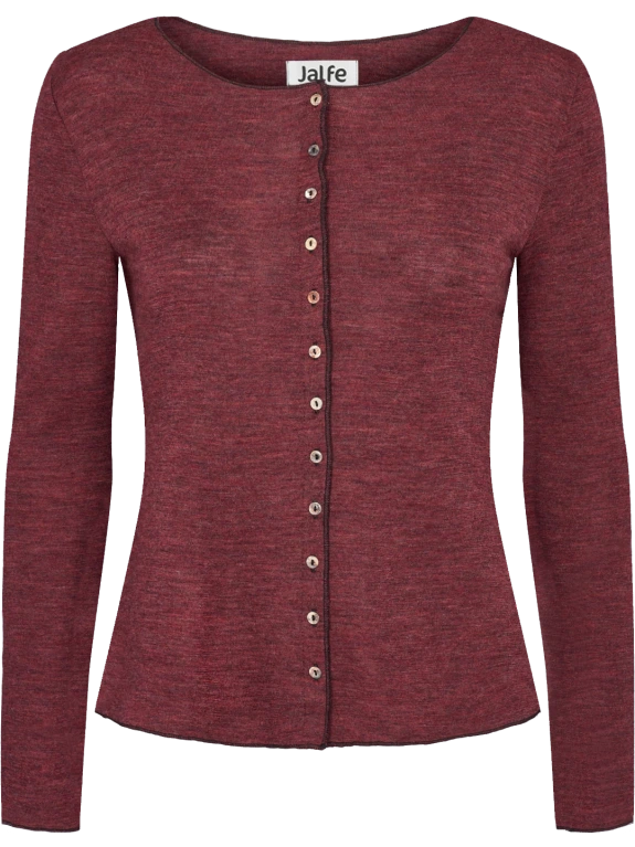 Plum - Merino - Peysa - Plain