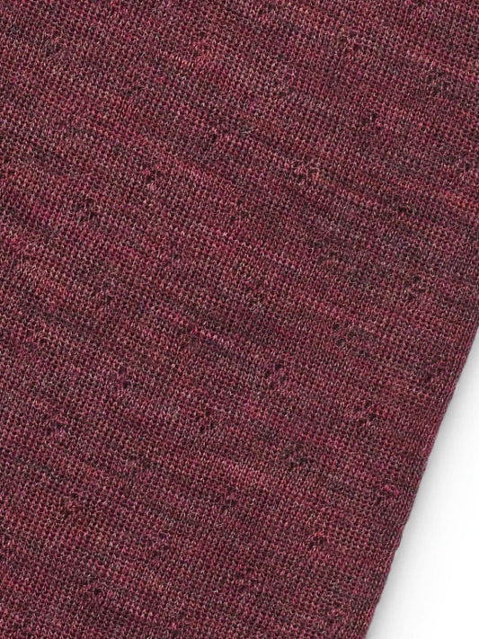 Plum - Merino - Bolur - Eyelet