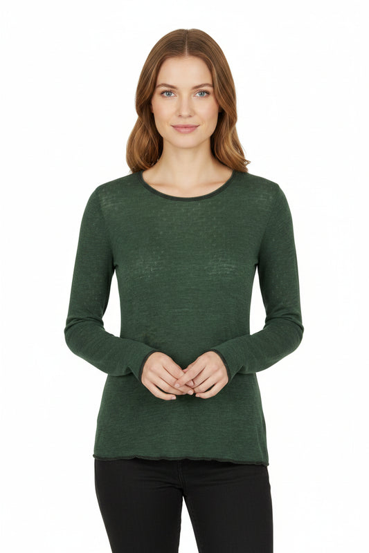 Green - Merino - Bolur - Eyelet