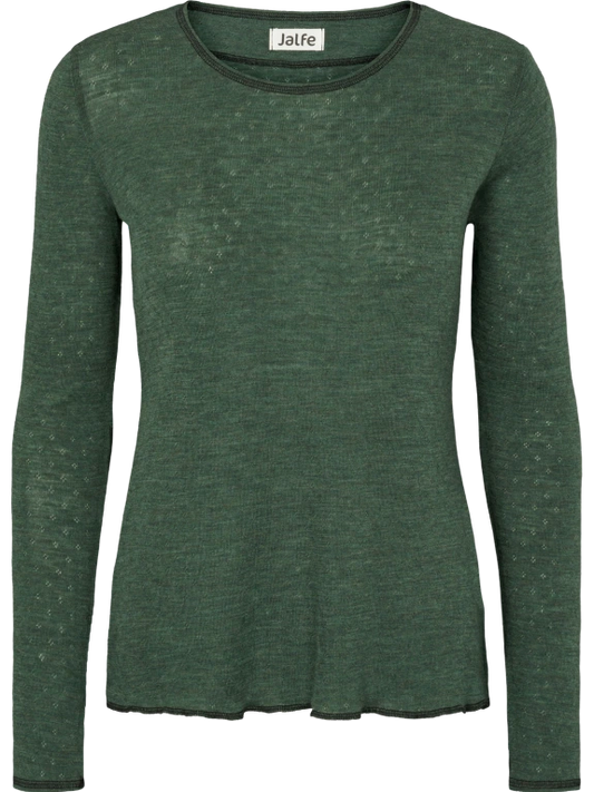 Green - Merino - Bolur - Eyelet