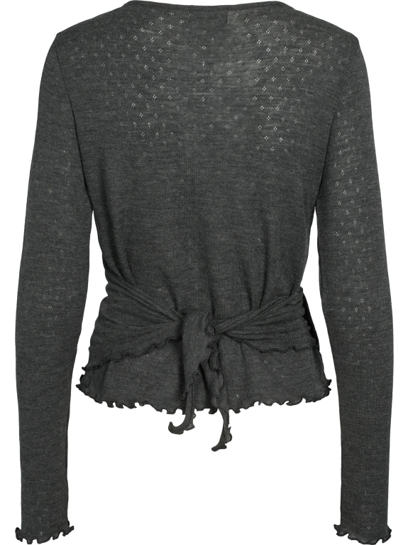 Anthracite - Merino - Peysa - Wrap