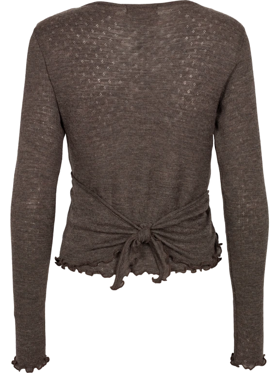 Mokka - Merino - Peysa - Wrap