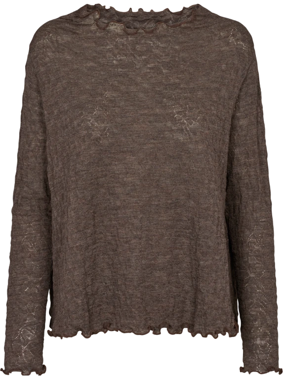 Mokka - Merino - Peysa - Jacquard