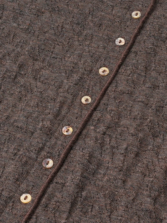 Mokka - Merino - Peysa - Jacquard - op