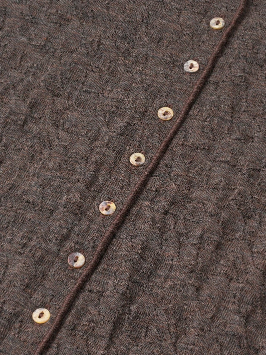 Mokka - Merino - Peysa - Jacquard - op