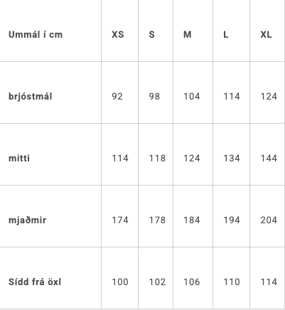 Nida-1 - Hör - Kjóll