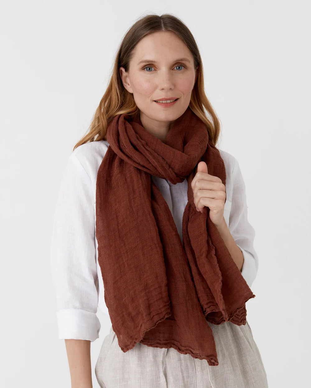 Scarf-12 - Linen